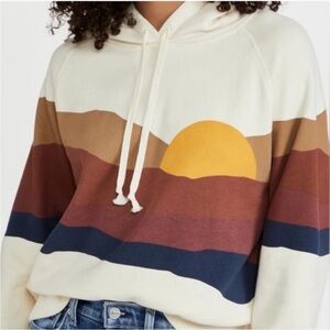 Faherty Hoodie Colorful Women's Hoodie Sweater XL